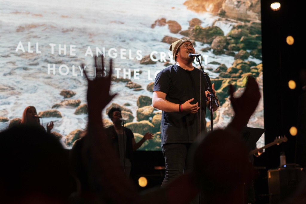 Musicians at the Bethel Church in Redding perform during Sunday service on April 28, 2019.
Musicians at the Bethel Church in Redding perform during Sunday service on April 28, 2019.