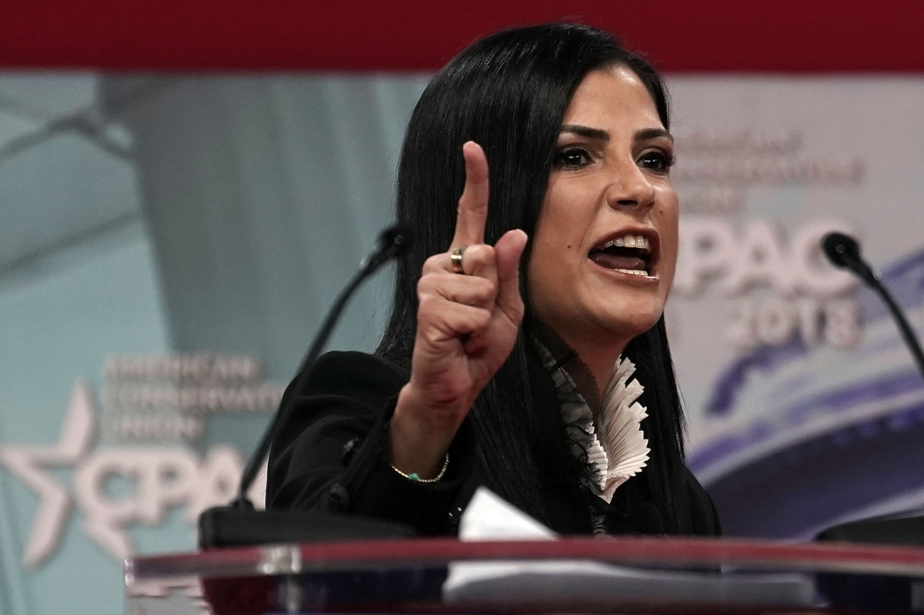 Conservatives Rally Together At Annual CPAC Gathering National Rifle Association (NRA) spokeswoman Dana Loesch speaks during CPAC 2018 February 22, 2018 in National Harbor, Maryland.