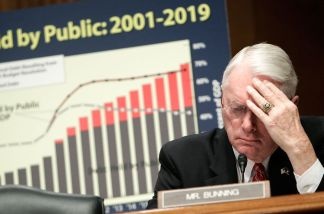 Kentucky Sen. Jim Bunning was one of the first Republicans to argue that jobless benefits can't be extended without finding a way to keep from adding to the national debt.