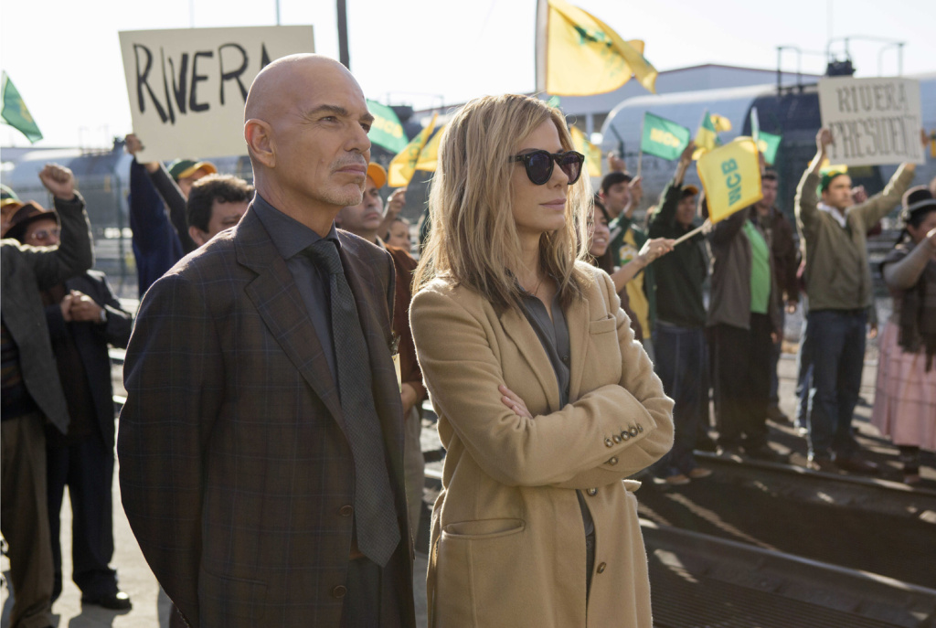Billy Bob Thornton and Sandra Bullock are opposing political consultants in the film, Billy Bob Thornton and Sandra Bullock are opposing political consultants in the film,