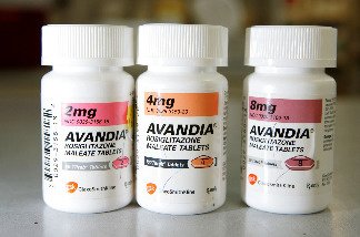 In this photo illustration bottles of Avandia diabetes medication are seen at Jack's Pharmacy May 21, 2007 in San Anselmo, California.