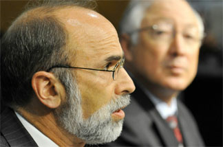 Michael Bromwich, the new director of what is now the Bureau of Ocean Energy Management, Regulation and Enforcement, testifies before a Senate panel as Interior Secretary Ken Salazar listens on June 23.