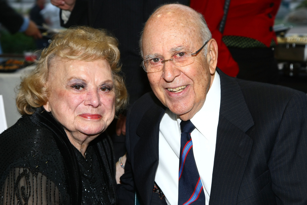 2008 Backlot Film Festival - Tribute To Carl Reiner Actress Rose Marie and comedian Carl Reiner attend the 2008 Backlot Film Festival Tribute to Carl Reiner on April 5, 2008 in Culver City, California.