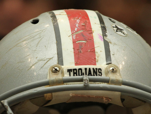 Football helmet of the late Owen Thomas, a former University of Pennsylvania football player, brought to the hearing on H.R 6172, Protecting Student Athletes from Concussions Act by his mother, Rev. Katherine E. Brearley, Ph.D. A CDC study shows concussion rates in athletics have more than doubled in the past decade. Football helmet of the late Owen Thomas, a former University of Pennsylvania football player, brought to the hearing on H.R 6172, Protecting Student Athletes from Concussions Act by his mother, Rev. Katherine E. Brearley, Ph.D. A CDC study shows concussion rates in athletics have more than doubled in the past decade.