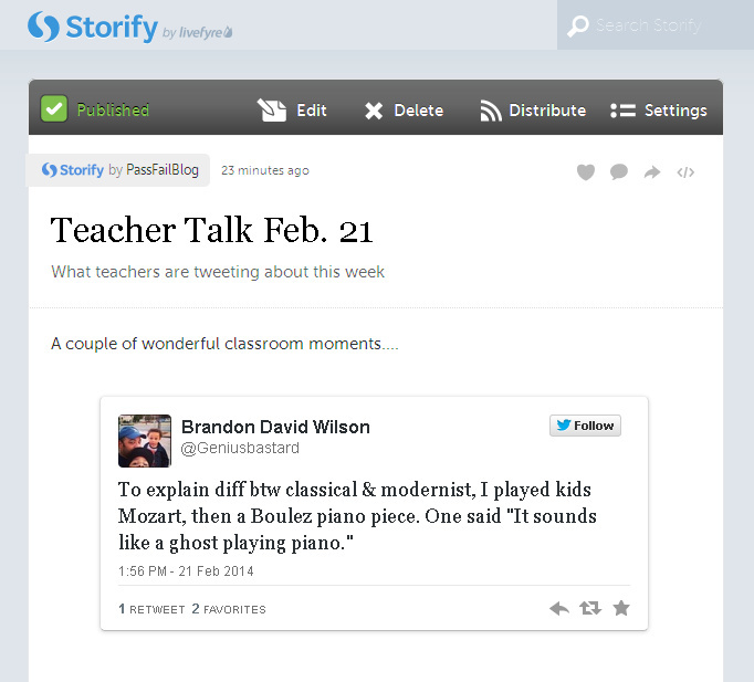 Storify Screen Grab PassFailBlog
