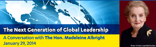 Luskin Lecture Series: A Conversation with Madeleine Albright