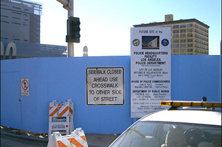 Mercer 7511 Between the LA Times and City Hall, the LAPD is building itself a new headquarters. Will it really be a friendly edifice?