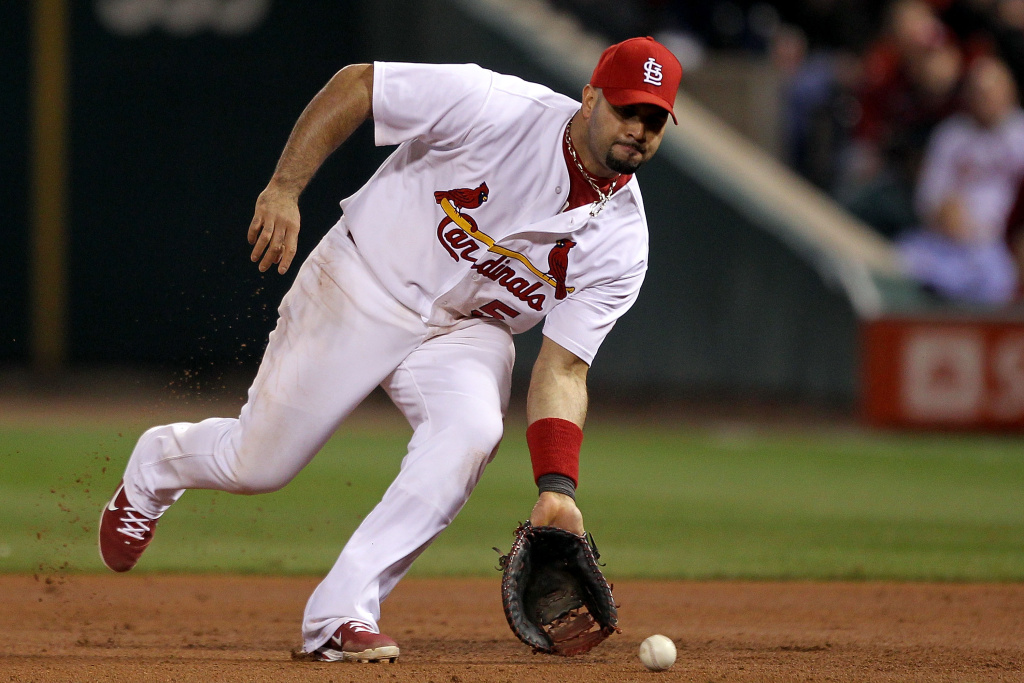 2011 World Series Game 7 - Texas Rangers v St Louis Cardinals Albert Pujols of the St. Louis Cardinals has signed a 10 year contract with the Los Angeles Angels of Anaheim.