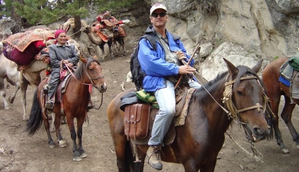 Mercer 20380 One of the banned academics, Prof. Dru C. Gladney of Pomona College, doing fieldwork in 2003.