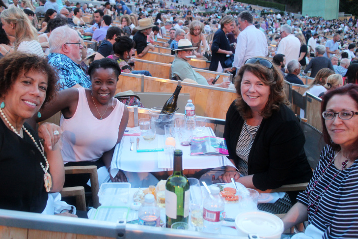 Off Ramp How To Picnic Like A Regular At The Hollywood Bowl Longtime Picknicker Antonio Anderson Shows Off His Coffee Cooler On Wednesday August 5 At The