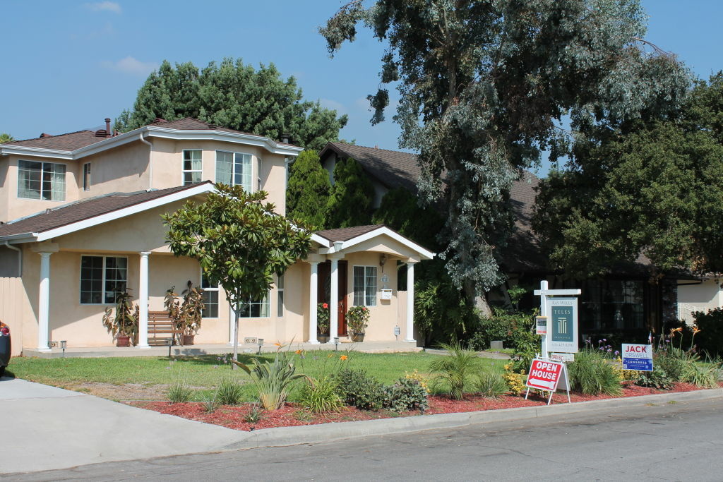 (Photo: A home for sale in Arcadia, Calif.)