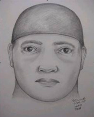 A composite sketch of a suspect LAPD seeks in connection to a Valley Village murder, July 24, 2010..