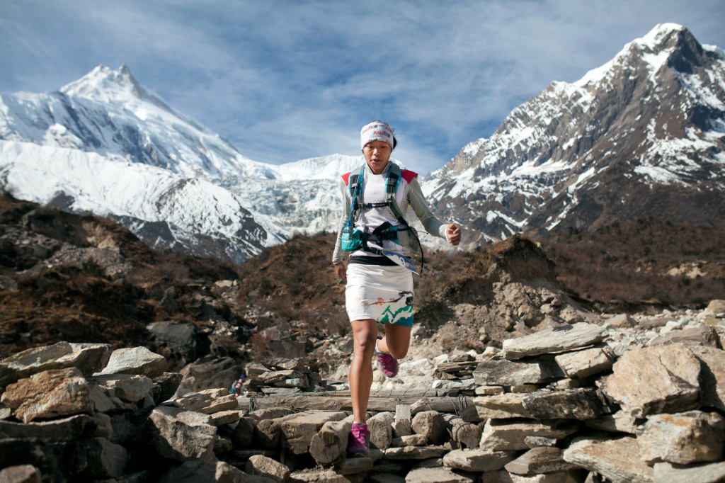 Mira Rai feminism Mira Rai competes at the 2014 Manaslu Trail Race, which passes through Nepal's Himalayan landscapes.