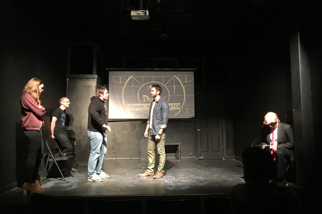 Trump Improv The Pack Theater's improv team Rat Throat performs in Trumprov.