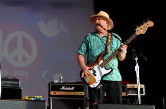 James Gurley, along with members of Big Brother and the Holding Company played during the Heros of Woodstock concert at Bethel Woods Center for the Arts in Bethel, N.Y. Saturday, Aug. 15, 2009, marking the 40th anniversary of the original 1969 Woodstock concert.