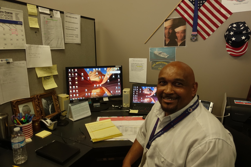 Larry Gray New Directions for Veterans Larry Gray is a housing navigator for the non-profit New Directions for Veterans.