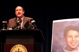 Riverside County District Attorney Paul Zellerbach speaks to reporters on March 15, 2011, after accepting a plea deal from attorneys for convicted killer Joseph Duncan.