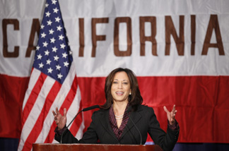 California Attorney General Kamala Harris gives her first news conference in Los Angeles on Tuesday, Nov. 30, 2010. Republican Steve Cooley conceded the California attorney general's race to Democrat Harris last week, giving Democrats a sweep of all statewide offices and ushering in the first woman and first minority elected to the post.