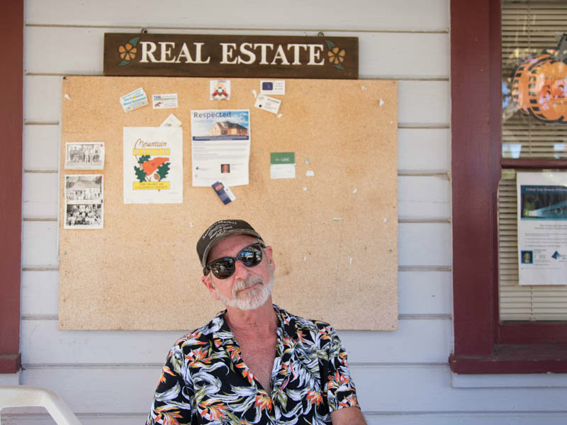 Calaveras County marijuana / California Counts Real Estate Agent Bill Schmiett's home was completely destroyed by the 2015 Butte Fire, pictured at his office in Mountain Ranch, CA on October 20 2016.
