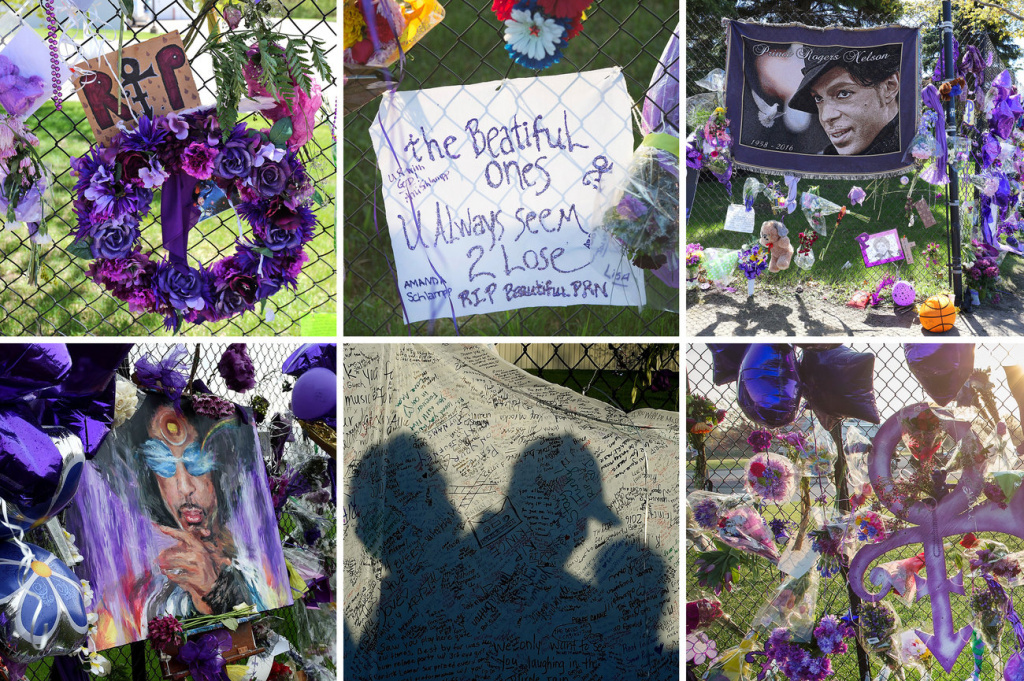 prince-6up_custom-9ad2afffd12b7a2318347ffc7726a4b8172c60c1-s1300-c85.jpg Scenes from the Paisley Park Fence in Chanhassen, Minn.