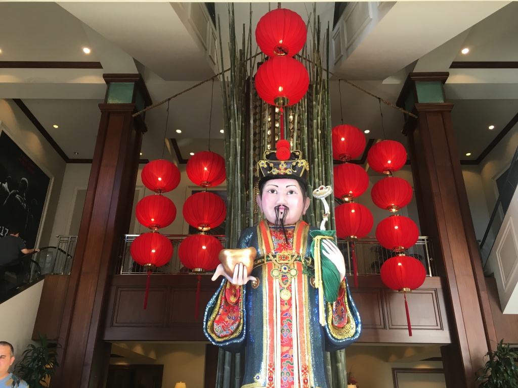Lunar New Year 2018 Money God Statue at the Americana, Glendale