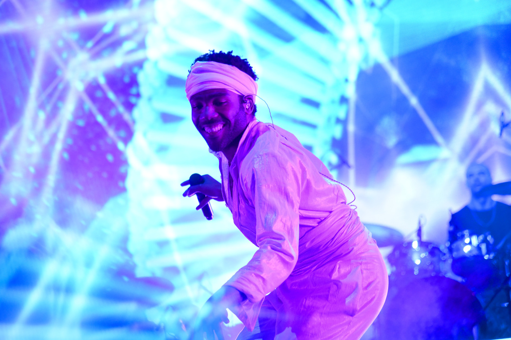 2017 The Governors Ball Music Festival - Day 2 A special effects camera filter was used for this image. Donald Glover of Childish Gambino performs onstage during the 2017 Governors Ball Music Festival - Day 2 at Randall's Island on June 3, 2017 in New York City. Childish Gambino is up for four major Grammy Awards.