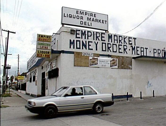 Empire Liquor in South L.A., 1991. Teenager Latasha Harlins was killed by store owner Soon Ja Du. The store never reopened after Harlins' death. Empire Liquor in South L.A., 1991. Teenager Latasha Harlins was killed by store owner Soon Ja Du. The store never reopened after Harlins' death.