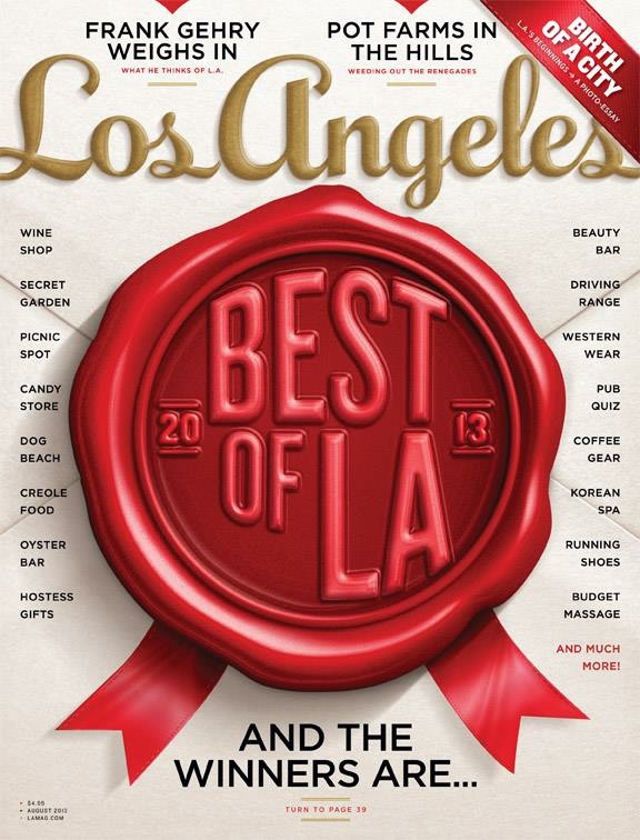LA Magazine Cover of LA Magazine's