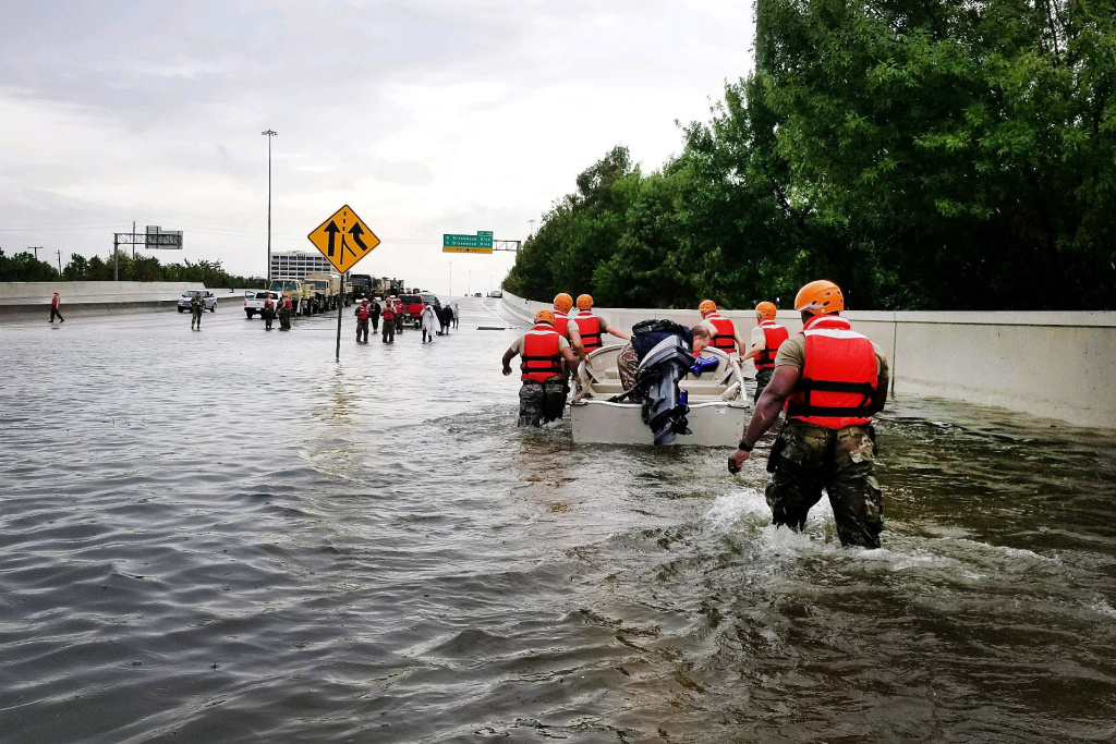 Hurricane Harvey Downgraded To A Tropical Storm As Residents Take Shelter