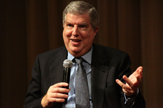 Composer Marvin Hamlisch attends a Society of Composers & Lyricists/ASCAP Q&A prior to a screening of 'The Informant!' at the Linwood Dunn Theater on November 18, 2009 in Los Angeles, California.