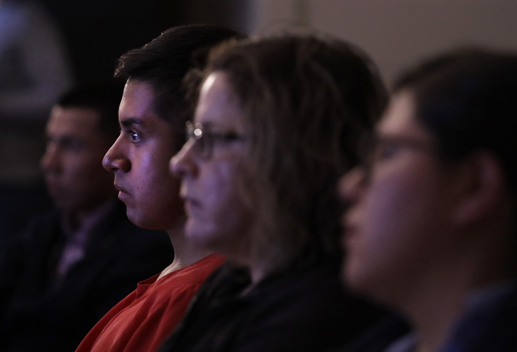 State of the Union Chicago Victor Guzman, an undocumented resident, watches President Donald Trump speak during a State of the Union watch party Tuesday in Chicago.