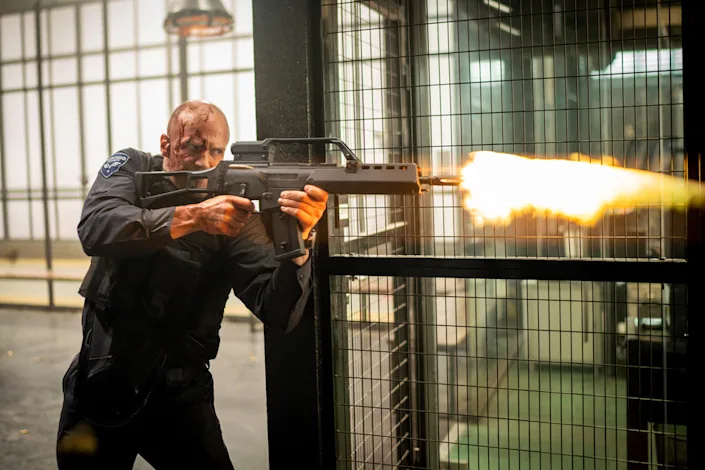 Jason Statham's character H in the film Jason Statham's character H in the film