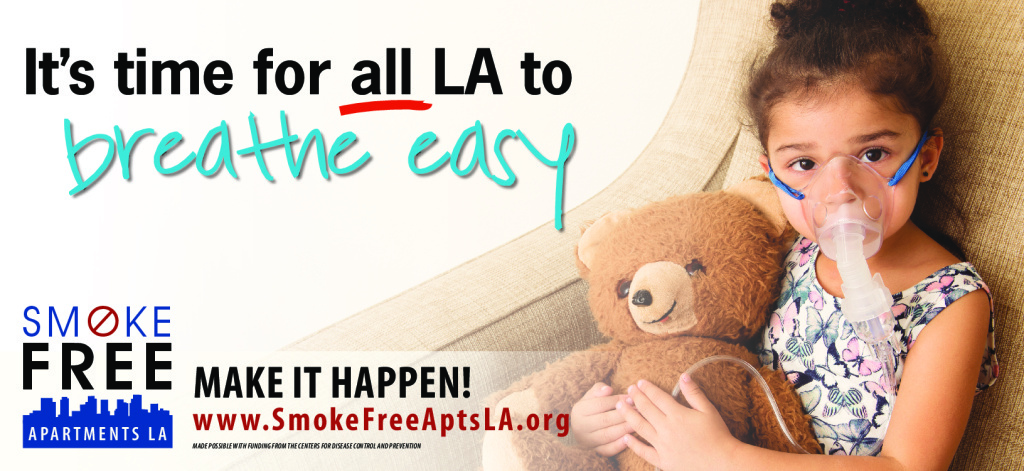 Smokefree Apartments Los Angeles ad An ad for the Smokefree Apartments Los Angeles campaign.