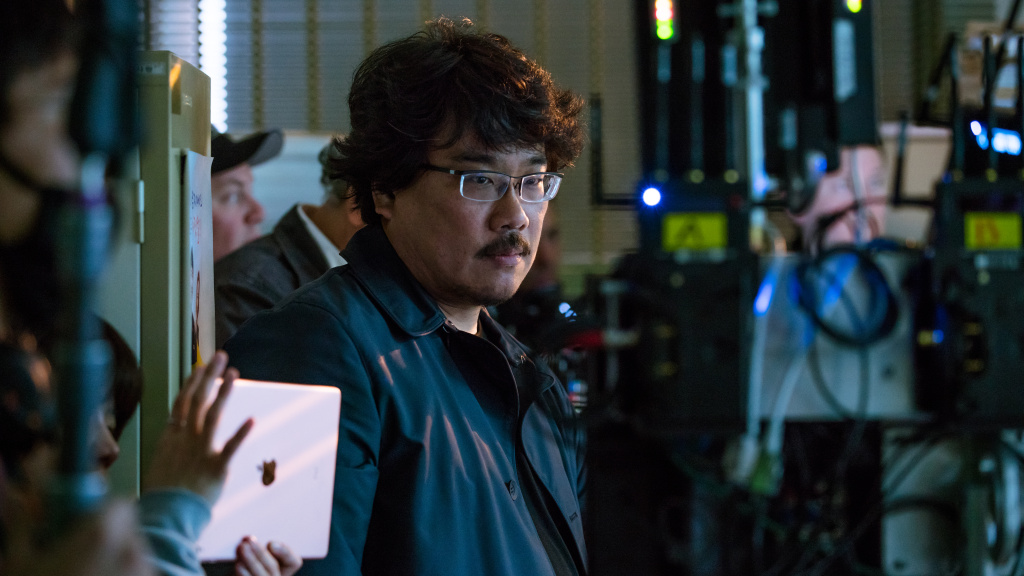 Okja Director Bong Joon-Ho behind the scenes in