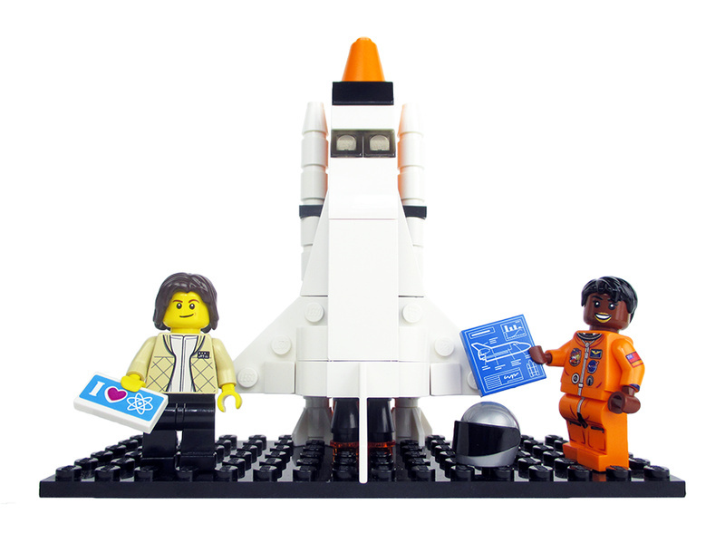 NASA astronauts Sally Ride and Mae Jemison will be featured in the new Lego set. NASA astronauts Sally Ride and Mae Jemison will be featured in the new Lego set.