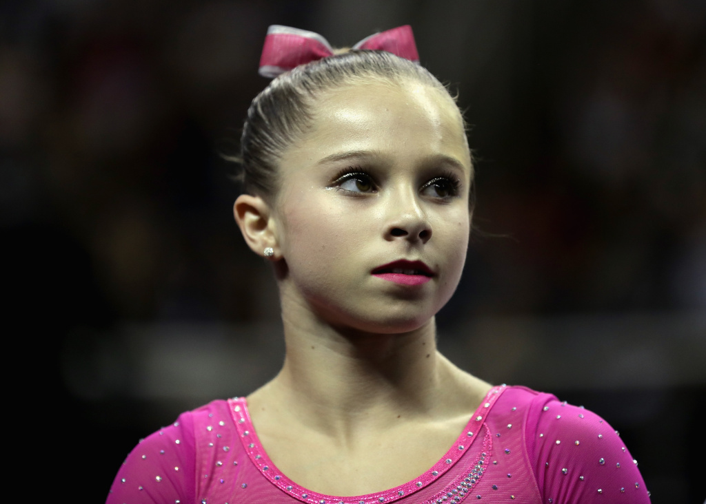 2016 U.S. Olympic Trials - Women's Gymnastics - Day 1 SAN JOSE, CA - JULY 08: Ragan Smith before competing on the balance beam during day 1 of the 2016 U.S. Olympic Women's Gymnastics Team Trials at SAP Center on July 8, 2016 in San Jose, California. (Photo by Ronald Martinez/Getty Images)