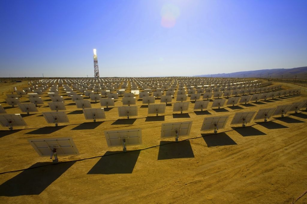 Solar panels Solar panels in the Mojave Desert