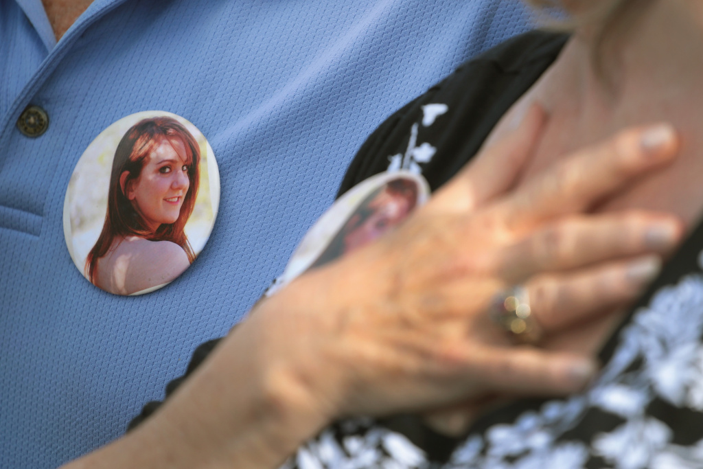 Deadly Shooting At Santa Fe High School In Texas Leaves 10 Dead Sandy and Lonnie Phillips talk about their daughter's death in a 2012 mass shooting outside of Santa Fe High School on May 19, 2018 in Santa Fe, Texas.