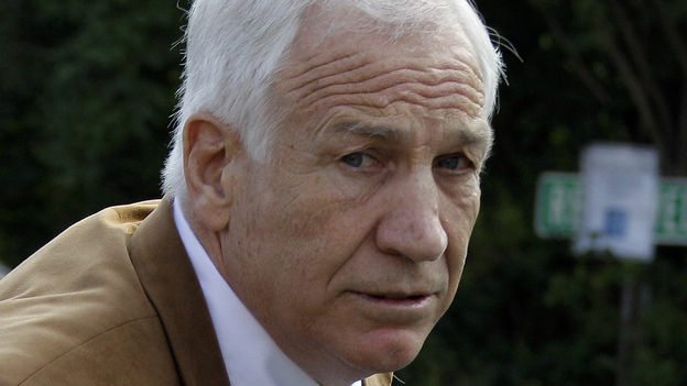 Former Penn State assistant football coach Jerry Sandusky, shown arriving at court during his trial in June, is expected back in court Tuesday for a sentencing hearing.