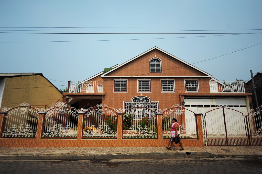 EL SALVADOR-US-MIGRATION-OBAMA The present residence of a returned emigrant in the town of Intipuca, 180 Km east of San Salvador, on April 23, 2013. U.S. President Barack Obama plans to visit Costa Rica to meet with Central American presidents to inform them about the U.S. immigration reform.