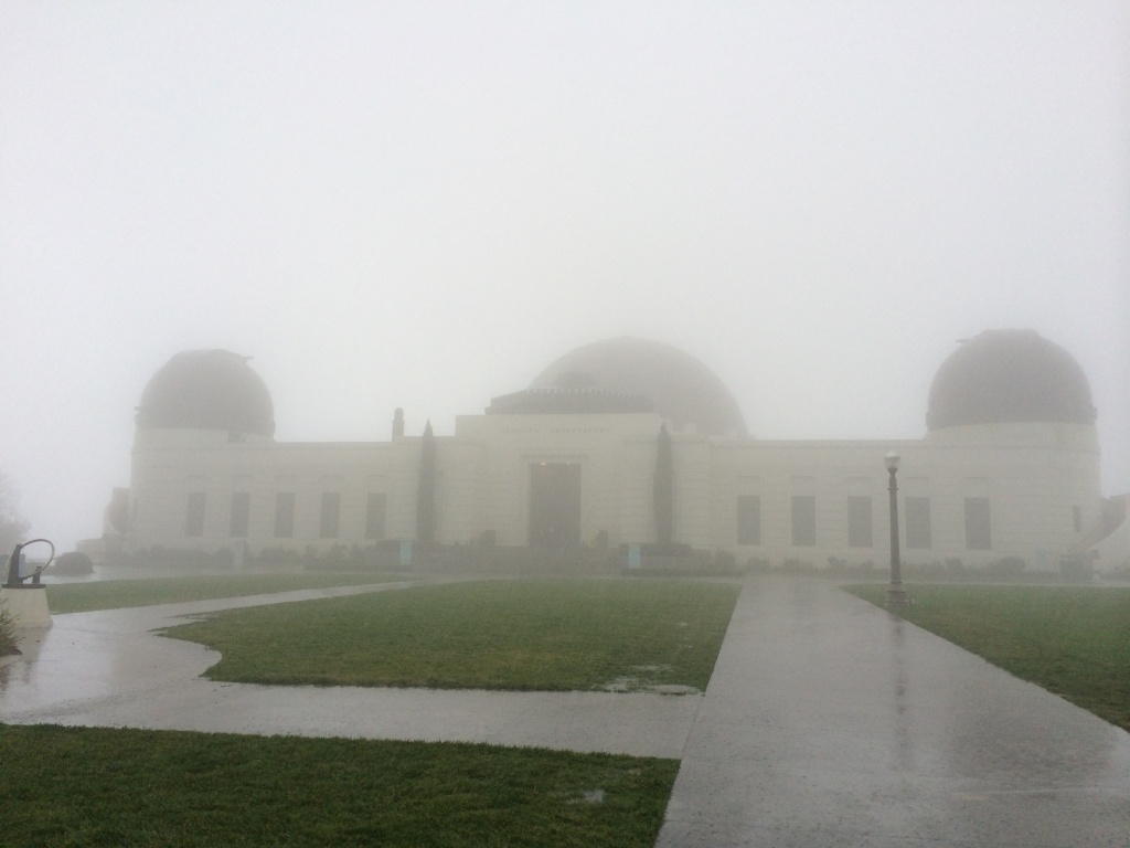 Griffith Park Observatory rain The Griffith Park Observatory on 2/28/14