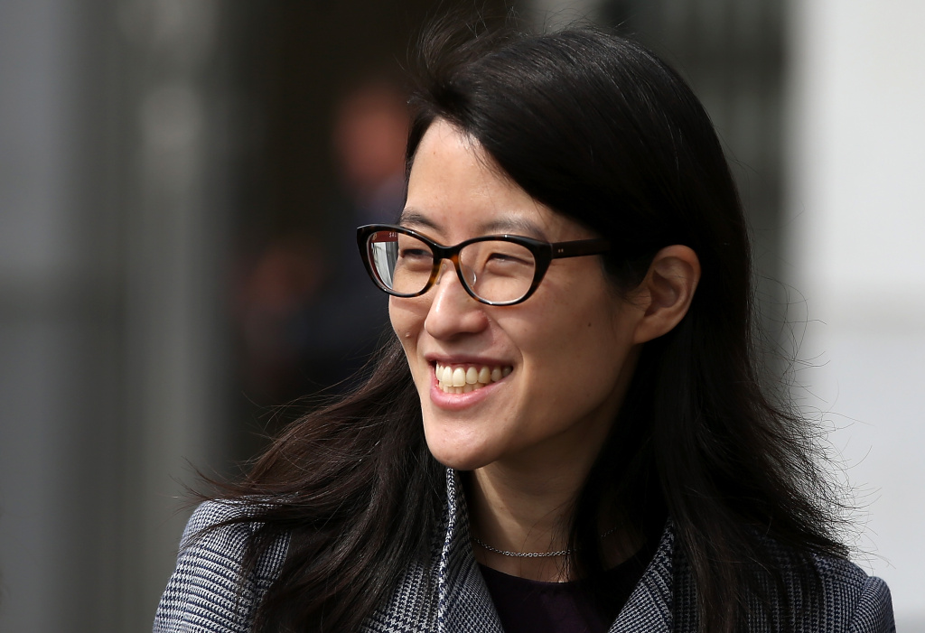 Ellen Pao Venture Capital Sexual Discrimination Trial Continues SAN FRANCISCO, CA - MARCH 10: Ellen Pao leaves the California Superior Court Civic Center Courthouse during a lunch break from her trial on March 10, 2015 in San Francisco, California. Reddit interim CEO Ellen Pao is suing her former employer, Silicon Valley venture capital firm Kleiner Perkins Caulfield and Byers, for $16 million alleging she was sexually harassed by male officials. (Photo by Justin Sullivan/Getty Images)