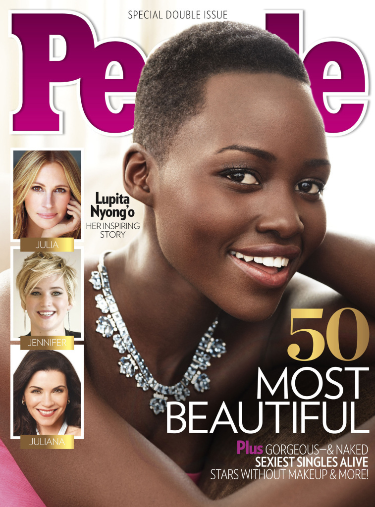 People is calling actress Lupita Nyong'o the most beautiful woman in the world. She's the third black woman to get the magazine's title.