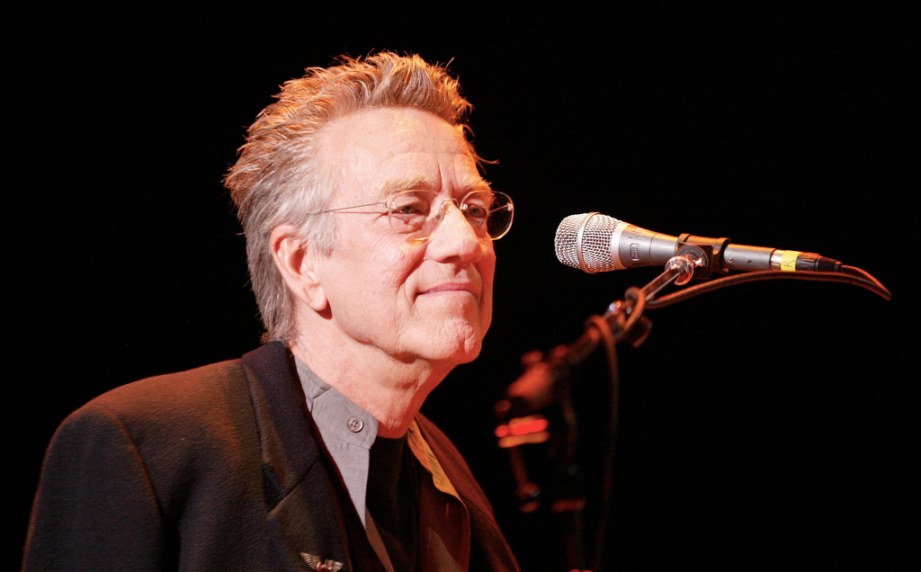The Doors In Concert Recording artist Ray Manzarek of the Doors performs at the Universal Amphitheatre on February 7, 2003 in Universal City, California.