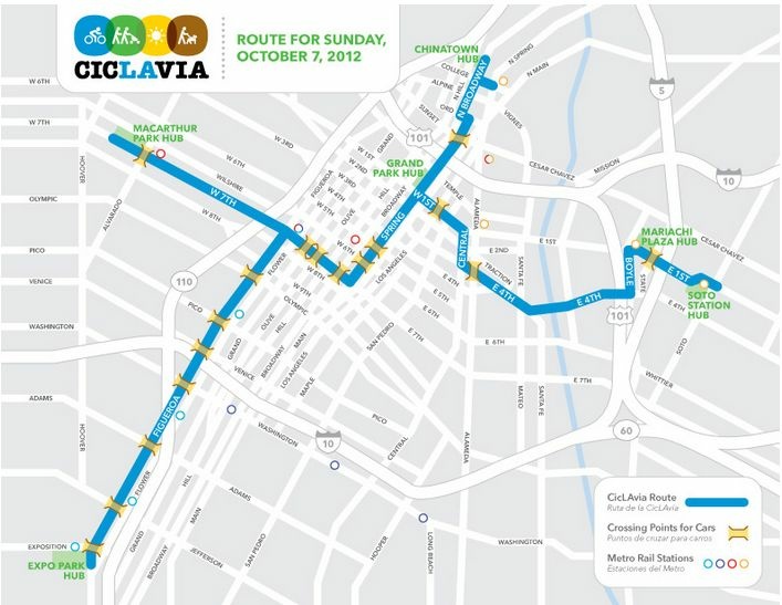 Route map (October 7, 2012)