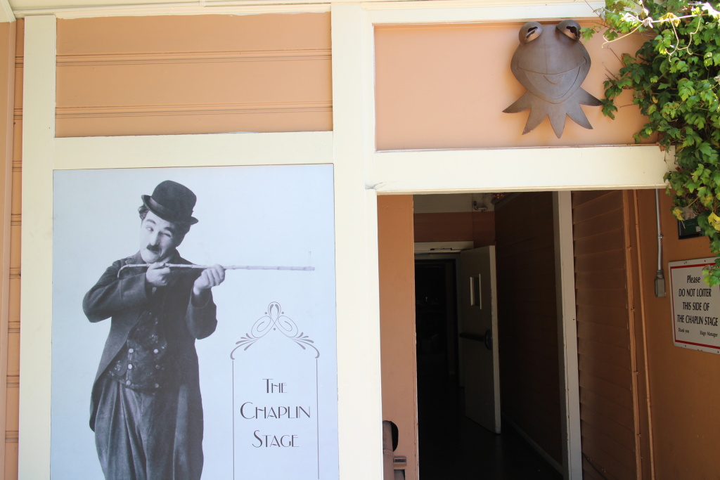 The Chaplin Stage entrance The Jim Henson Company's studio originally belonged to Charlie Chaplin. They've kept his name as one of their stages.