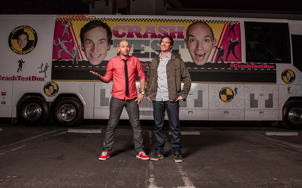 Crash Test Paul Scheer and Rob Huebel take their