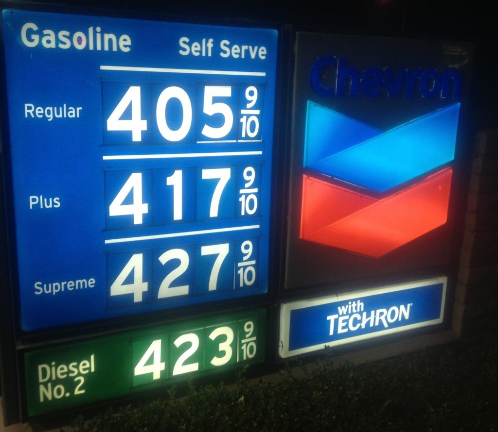 Gasoline prices continue declining in Southern California after a record high of $4.70 a gallon in October 2012.