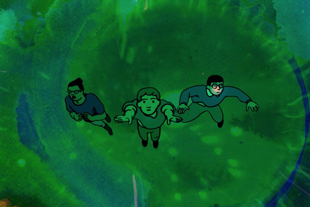 (L-R) The film's voice actors include Maya Rudolph, Jason Schwartzman and Reggie Watts. (L-R) The film's voice actors include Maya Rudolph, Jason Schwartzman and Reggie Watts.