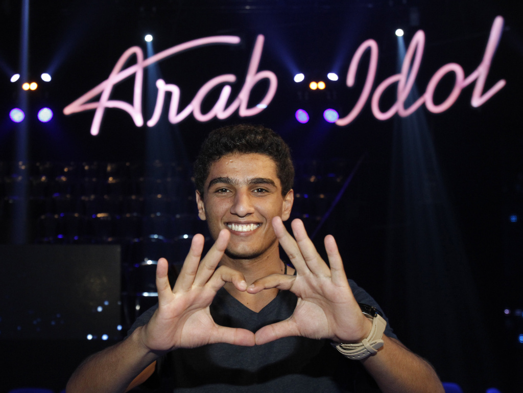 Palestinian performer Mohammad Assaf is a finalist on <em>Arab Idol</em>, which is filmed in the Lebanese city of Jounieh north of the capital Beirut.